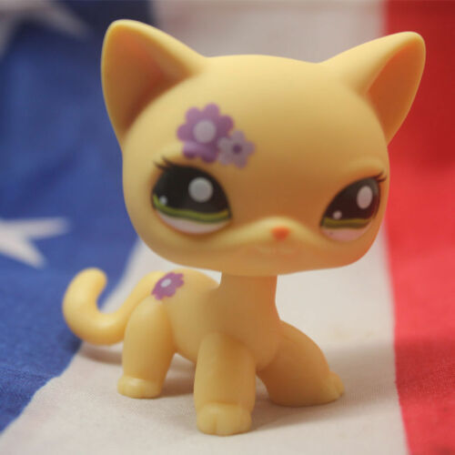 5pcs/lot Littlest Pet Shop toys LPS Random Short Hair Cat Animal Figures New