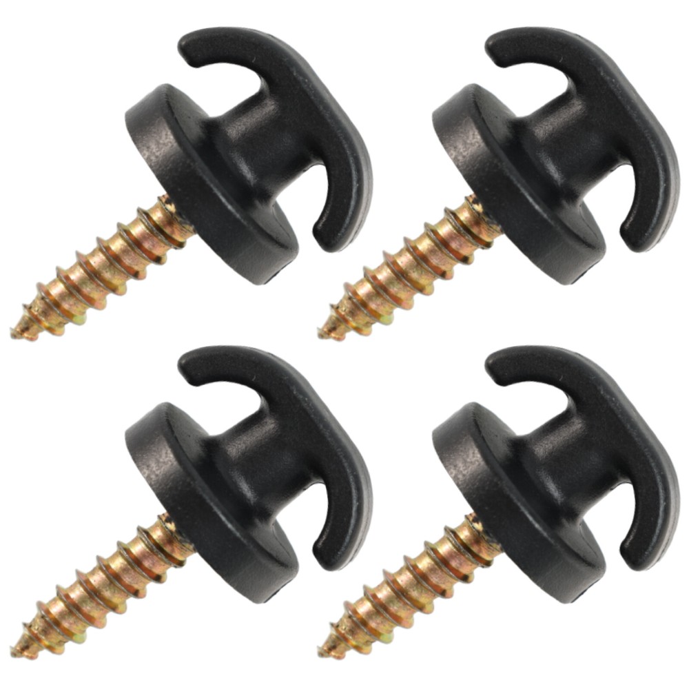 4Pcs.Car Rear Trunk Universal Envelope Cargo Net Tie Down Hook Ring Loop Hanging