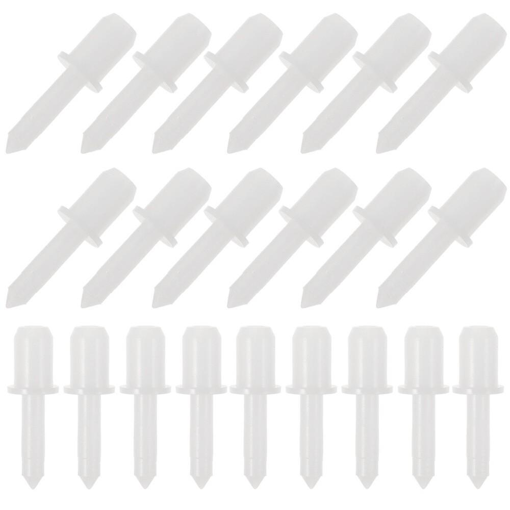 60PCS Shutter Repair Pins Spring Loaded Plantation Shutter Replacement White