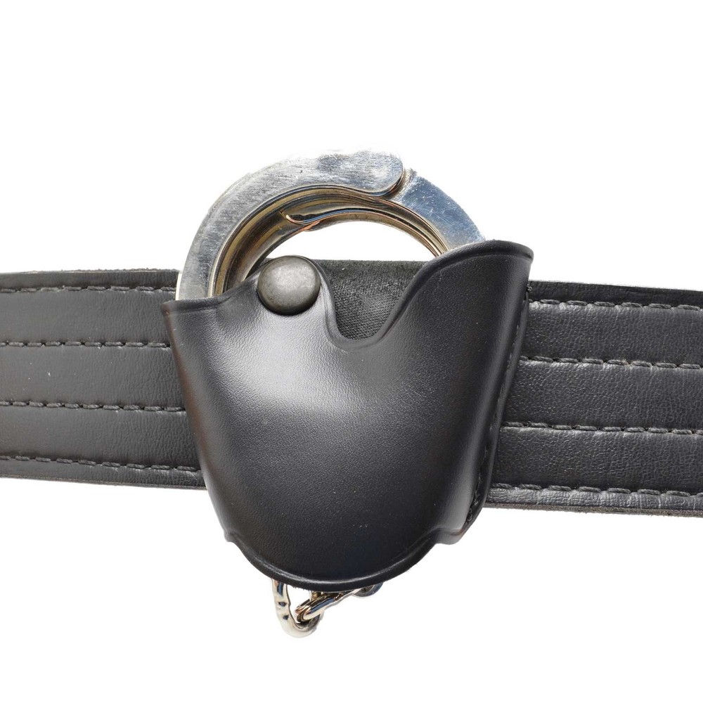 Perfect Fit Quick Release Handcuff Case Restraint Pouch Standard Size Black Snap