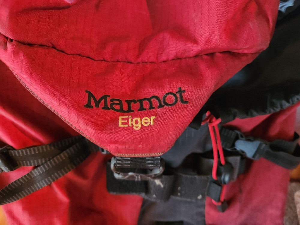 Marmot Eiger 48 Backpack, old model, red, men's medium