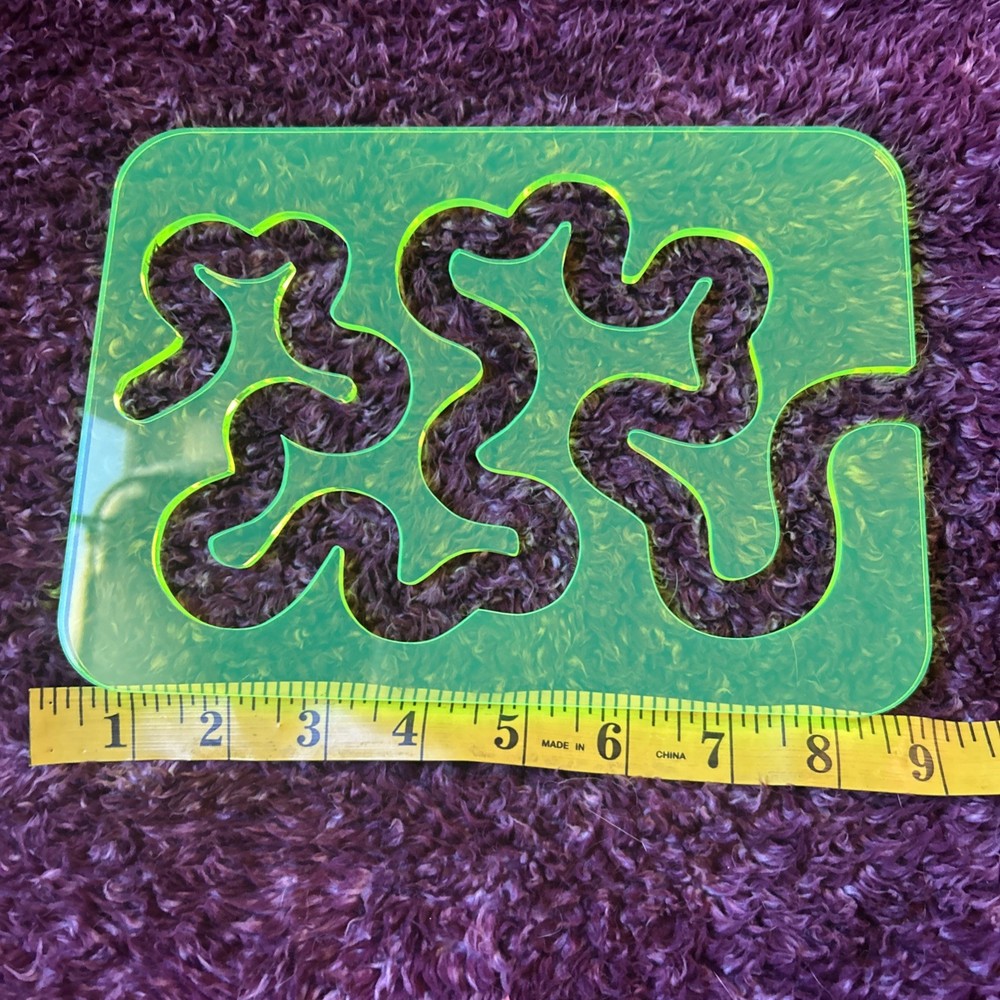 Quilting Template for Machine Quilting