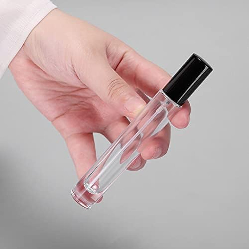 5 Pack 10Ml Glass Perfume Atomizer,Empty Perfume Bottles Mini Spray Bottle Plast