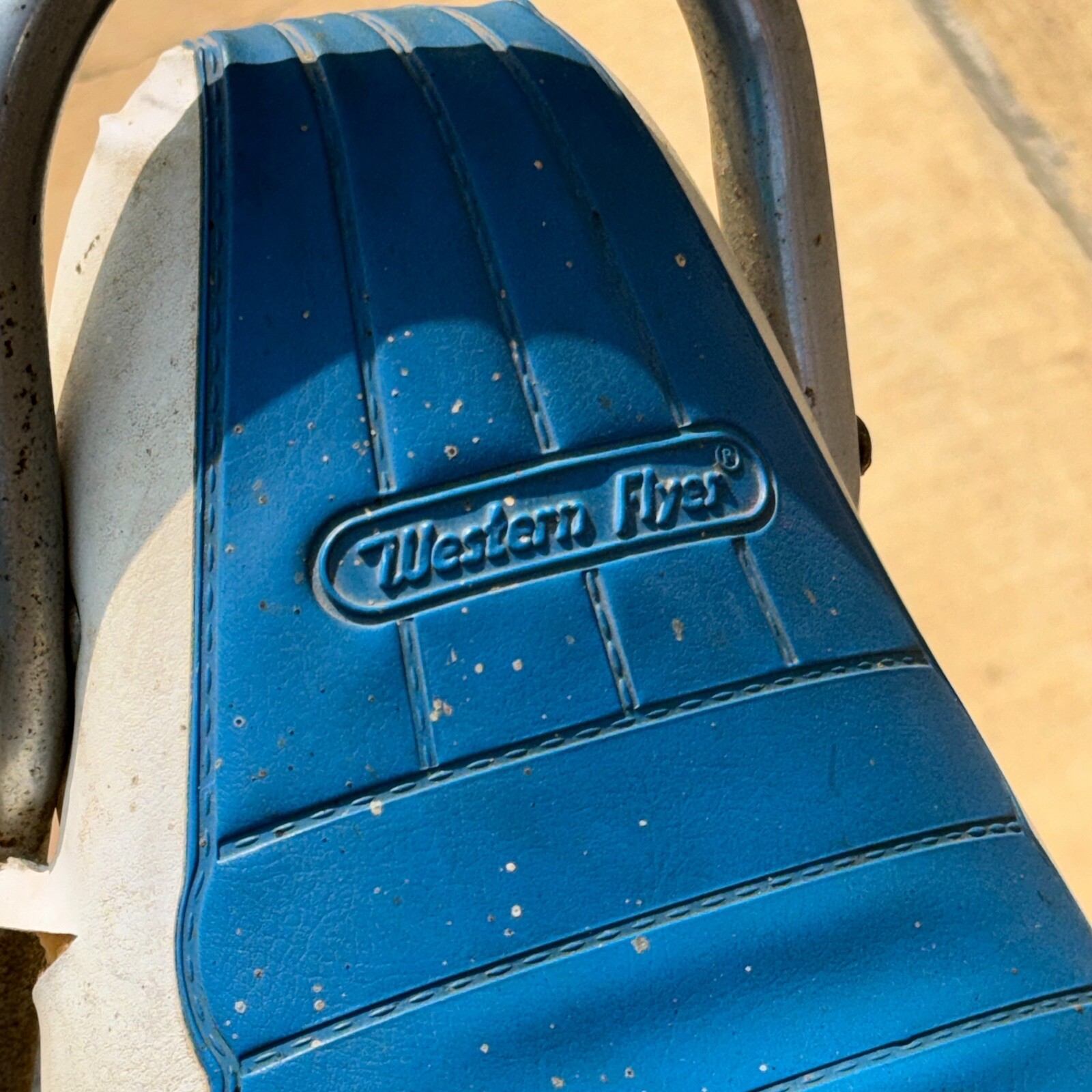 Western Flyer Huffy Bike Muscle Bike Blue White Huffy Banana Seat