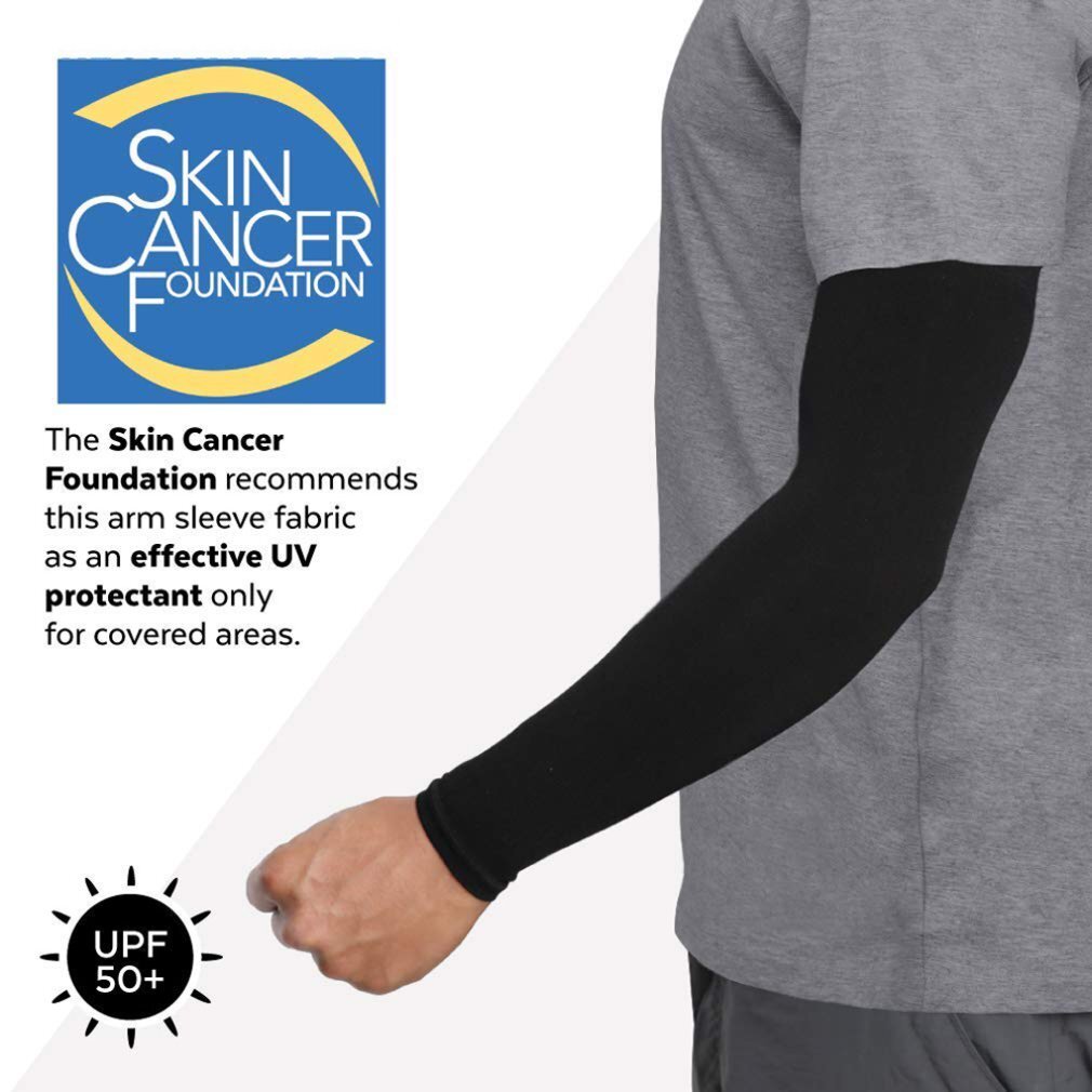 UV Protection Cooling Arm Sleeves Upf 50 Compression Sun Sleeves for Men Women