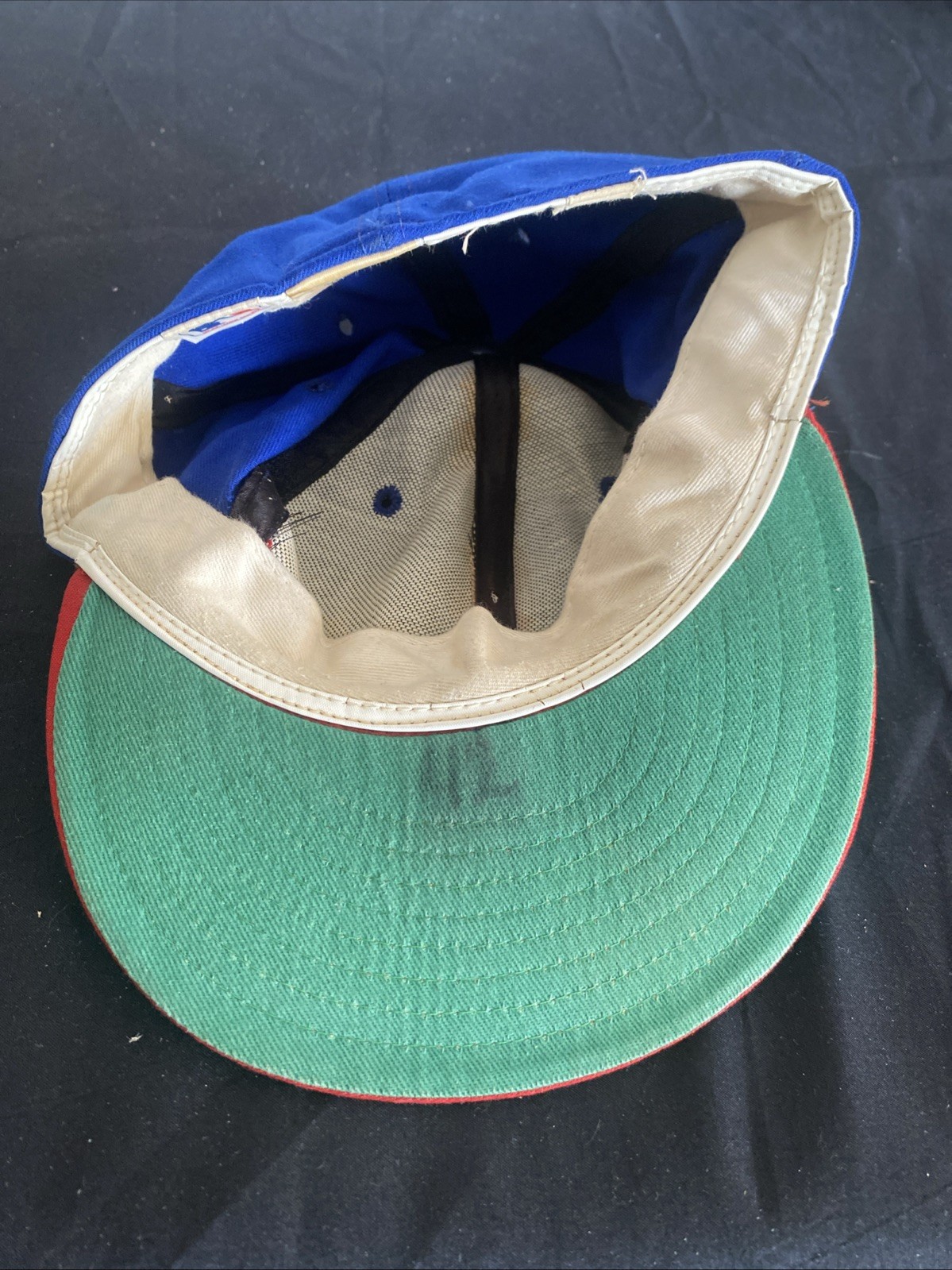 Wayne Terwilliger 1980’s Texas Rangers Game Used Hat #42 GU1