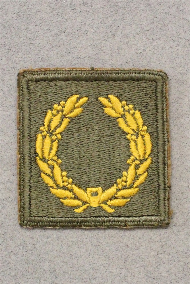 Cloth Military Badge: Army Meritorious Unit Award, 1st - WWII/1950's on OD