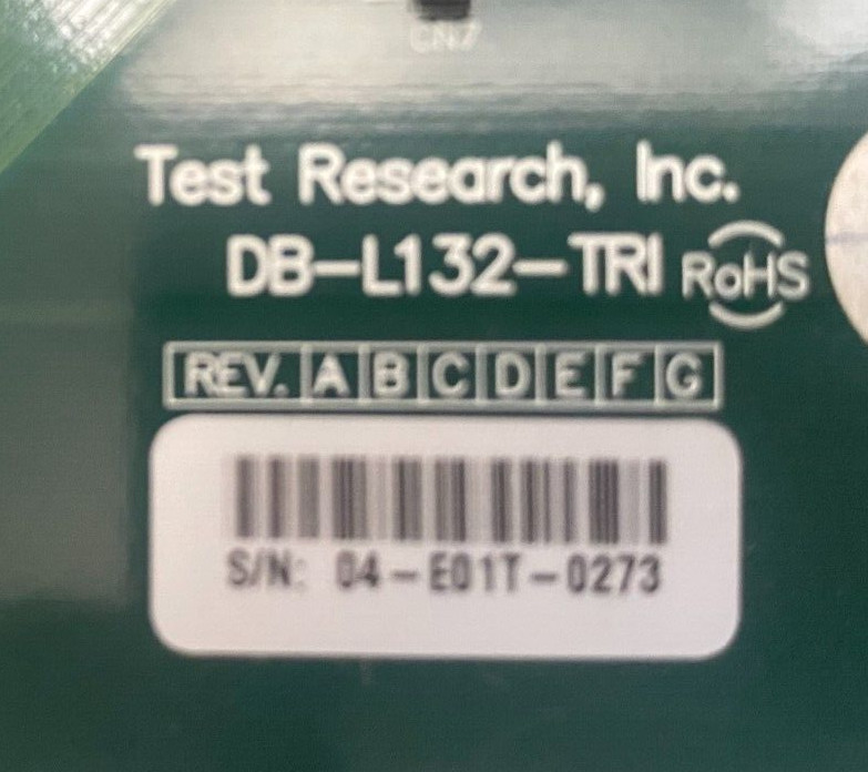 Test Research, Inc. DB-L132-TRI Image aquisition set