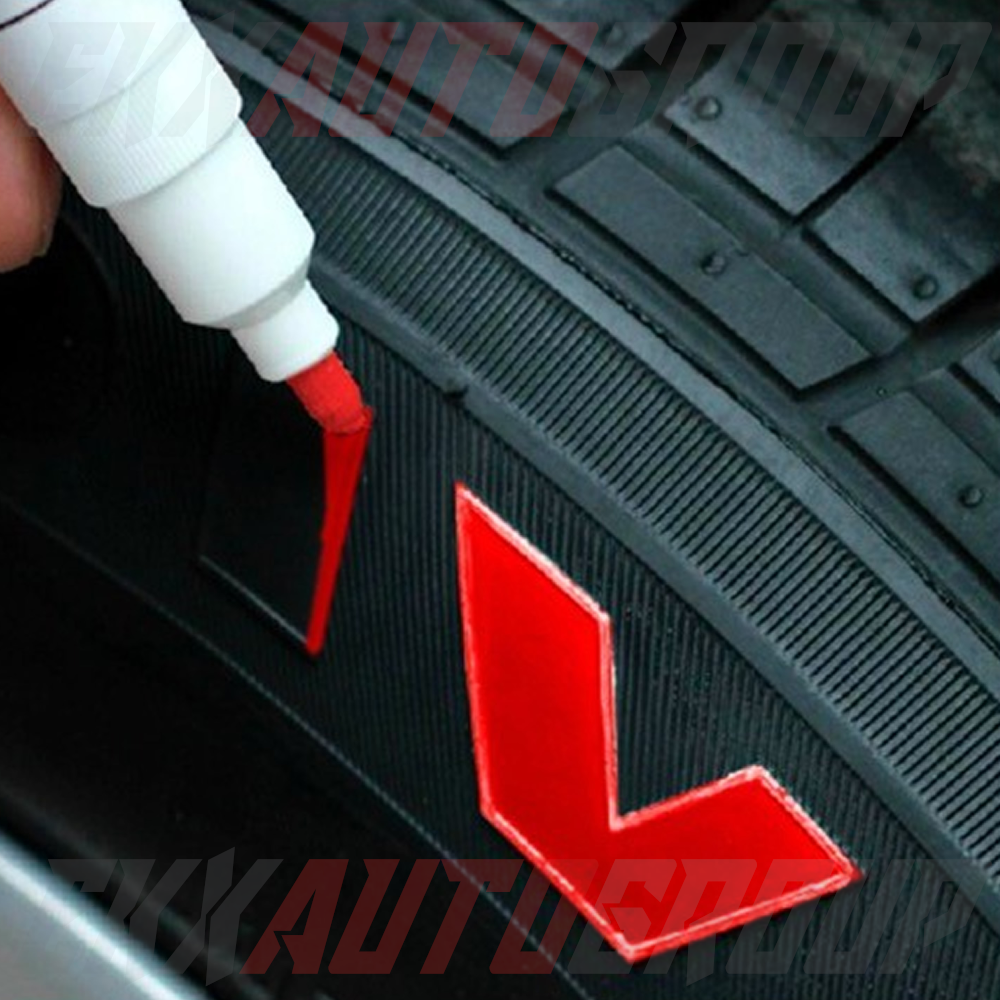 10Pcs Waterproof Permanent Paint Marker Pen For Car Tyre Tire Tread Rubber Metal