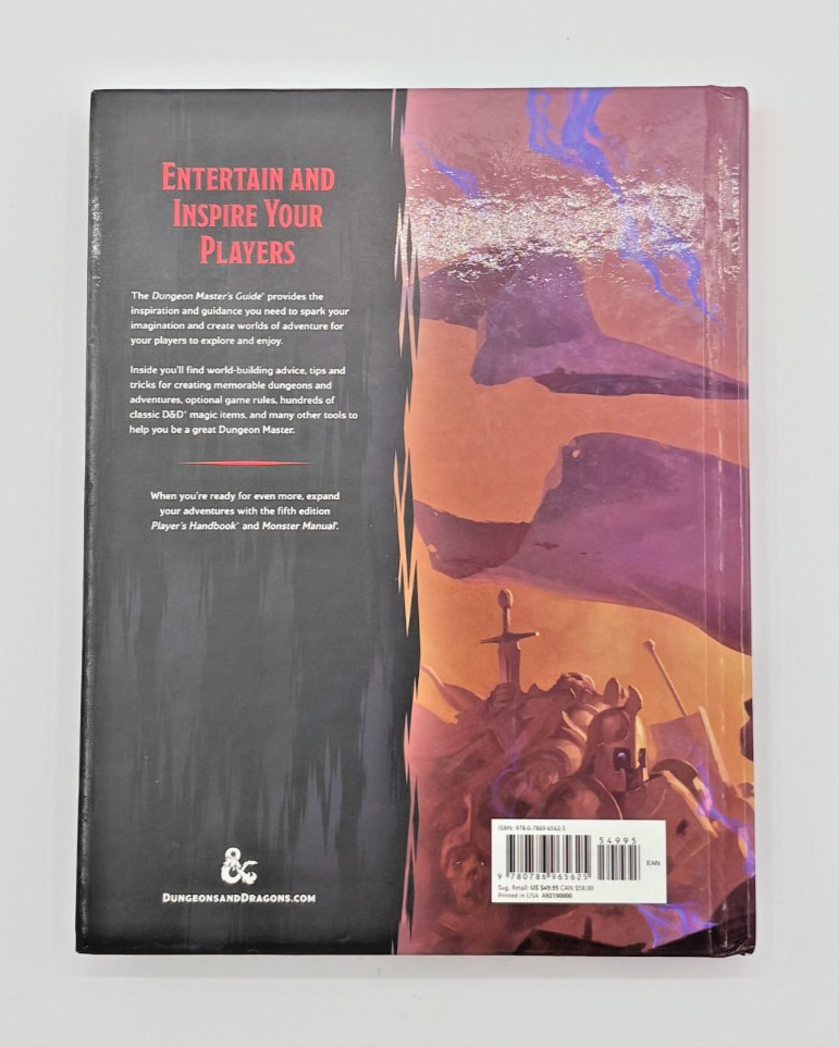 Dungeons & Dragons: Dungeon Master's Guide. D&D. Hardcover