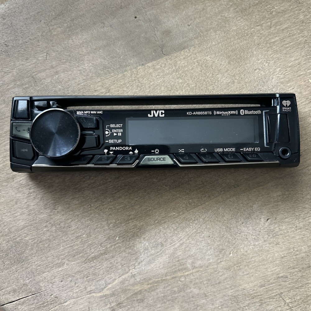 JVC KD-AR865BTS Replacement Faceplate For Car Stereo CD Player
