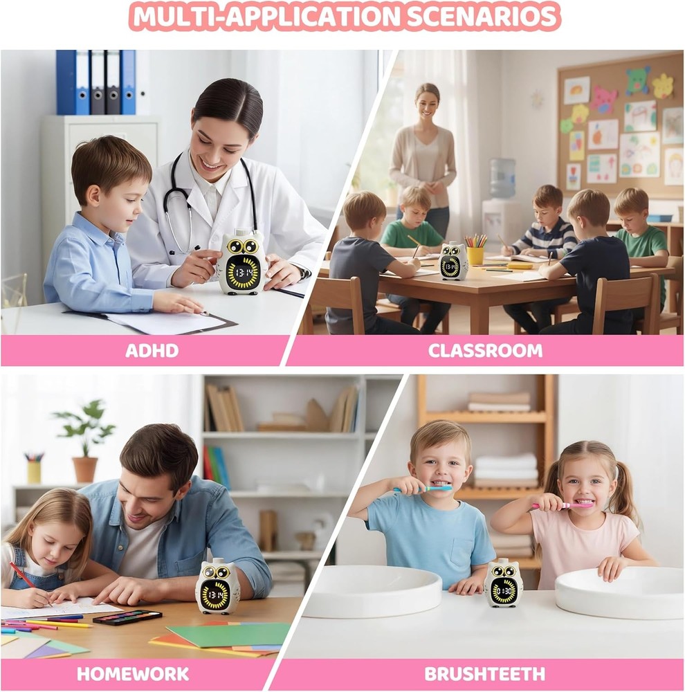 Visual Timer for Kids 99-Minute - Digital Silent Countdown Visual Timer for Clas