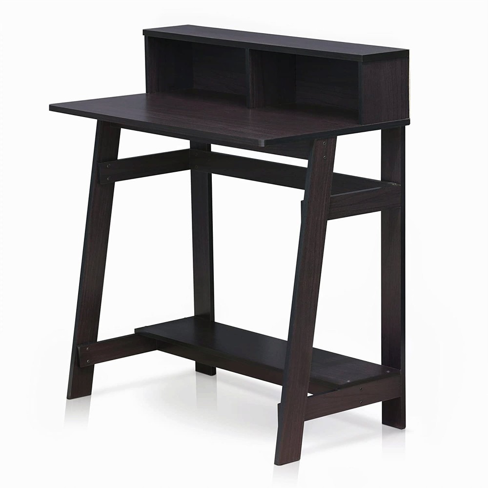 Columbia Walnut A Frame Computer Desk Simplistic Style W Easy Assembly & Modern