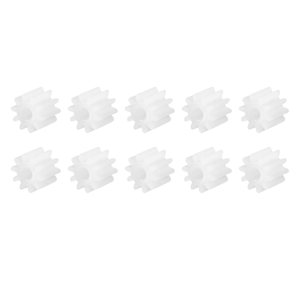 10 Pack 10 Teeth Plastic Gears Model Reduction Gear Plastic Worm Gears