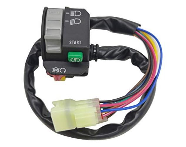 Left Handlebar Control Switch Start Stop Kill Headlight Button for Can-Am
