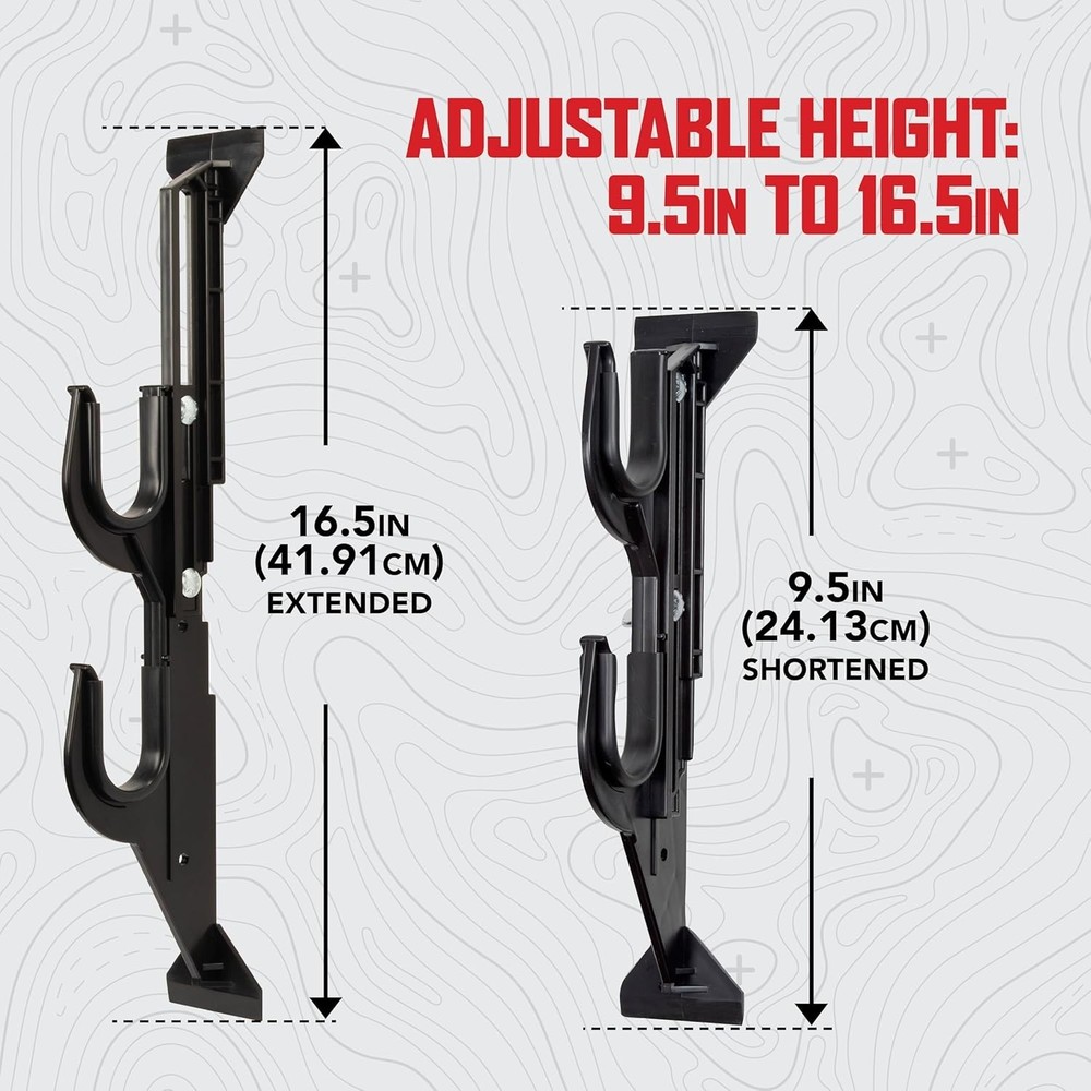 Adjustable Truck Gun Rack for Rear Window=