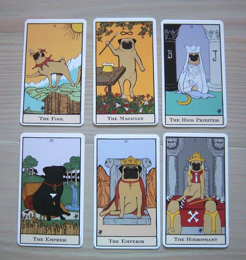Original Indie Pug Bundle - Tarot Deck Expansion Deck Pocket Deck New / Sealed