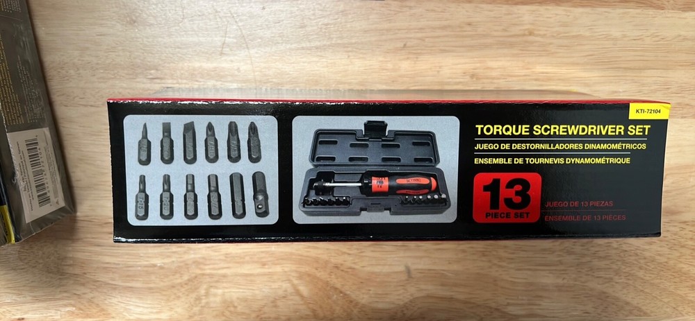 TORQUE SCREWDRIVER SET - 13 PIECE SET - KTOOL