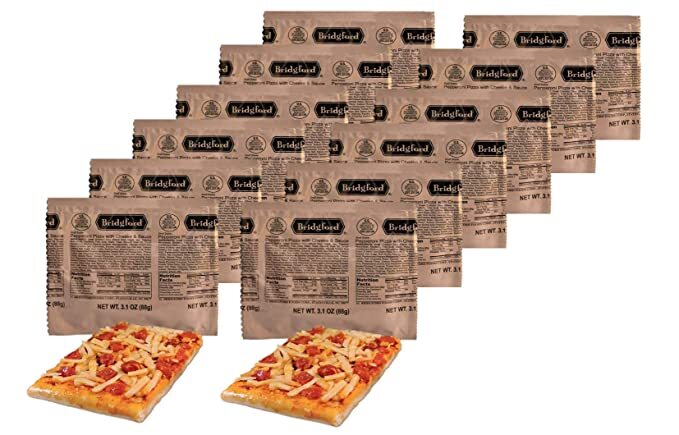 Pepperoni Pizza MRE Survival Food Bridgford Ready to Eat meals - 12 pack 2027+