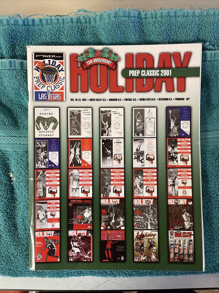 2001 Holiday Prep Classic Las Vegas program