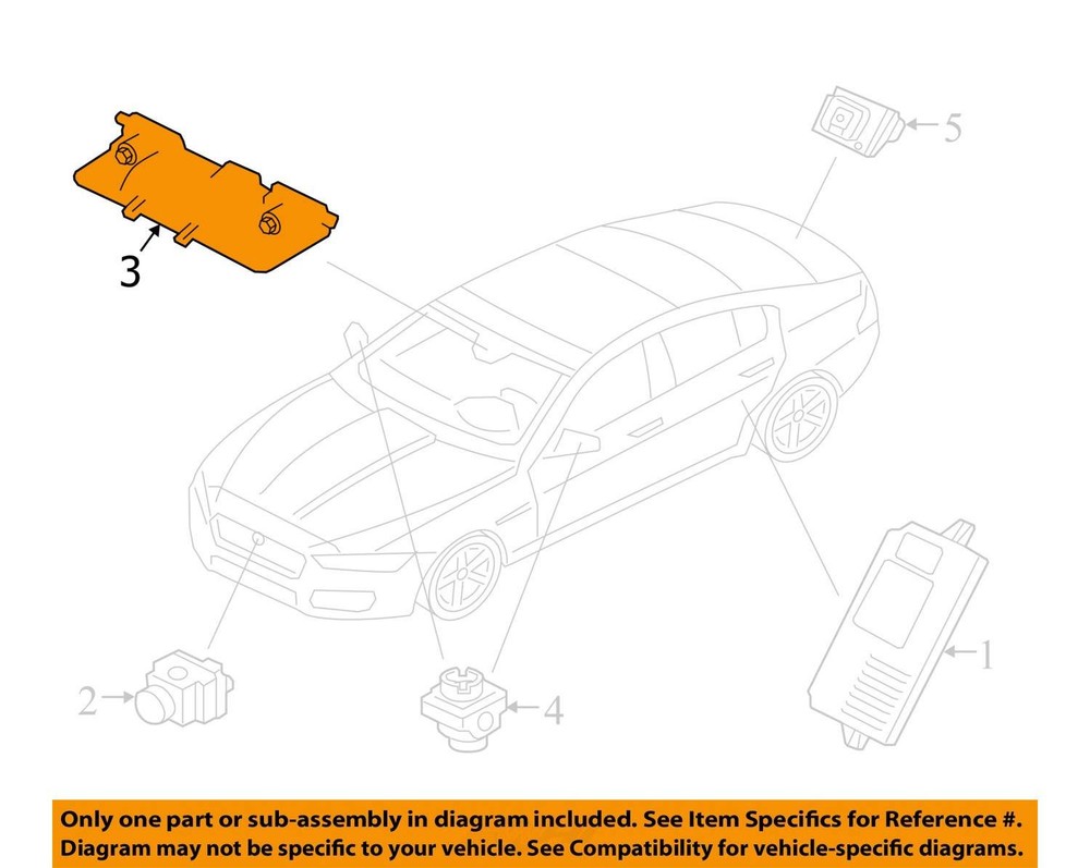 2018 Jaguar XE Front Camera/Projector 2009108