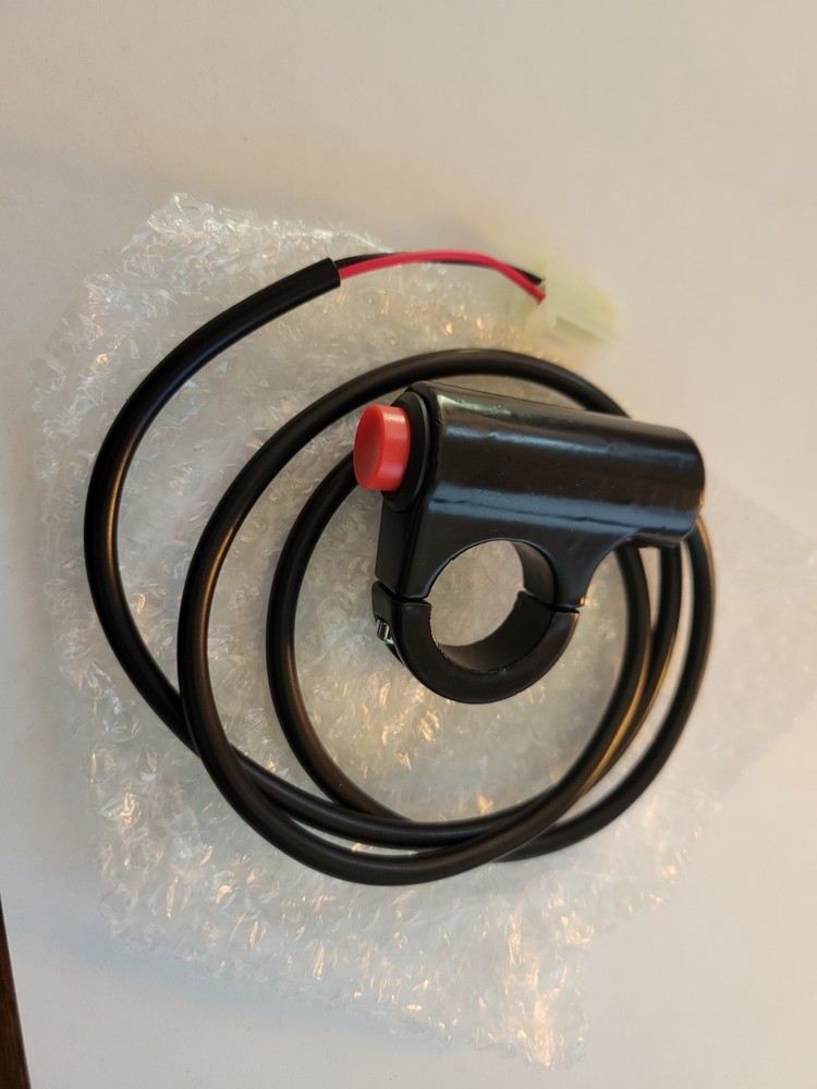 7/8" Handlebar E-Bike Cruise Control push button for speed controller (or horn).