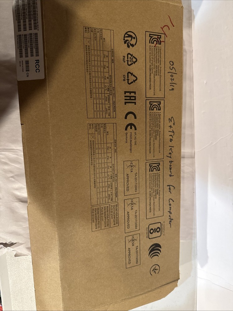HP 710 White Wireless Keyboard Mouse Combo New