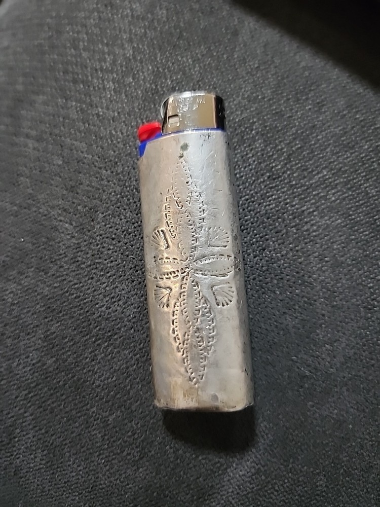 Sterling Silver Lighter Case
