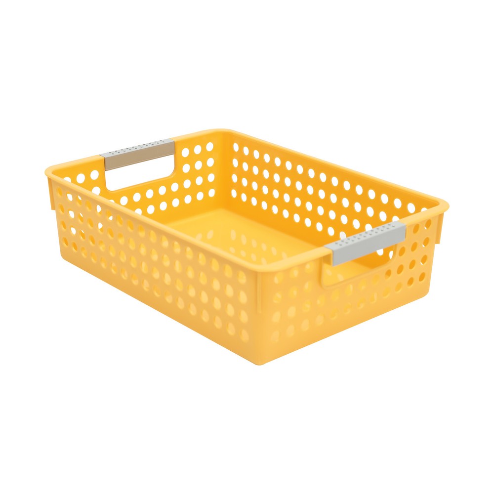 24 Pack Rectangular Classroom Baskets Colorful Organizer Storage Bin Book Baske