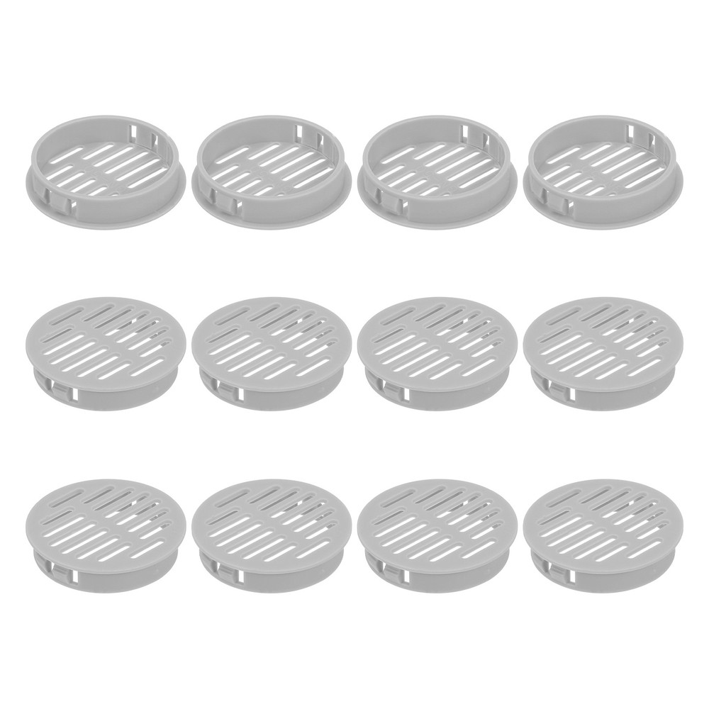 50mm/1.97" Circular Ceiling Ventilation Nozzle Cover Light Grey