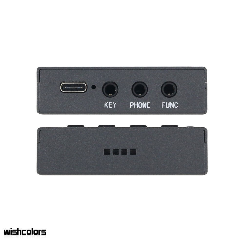 HAMCUBE Mini CW Trainer Morse Code Trainer+Stainless Steel Morse Key 3.5MM Cable