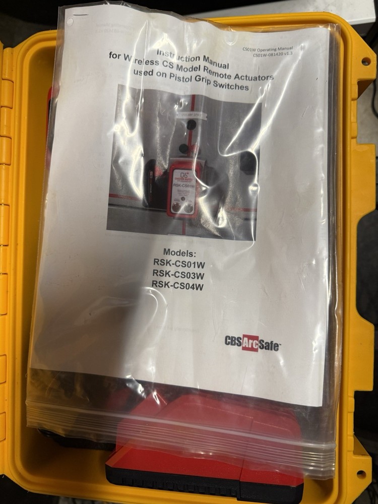 CBS Arcsafe RSK-CS01W Chicken Switch Remote Switch Actuator