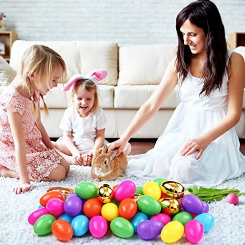 288 Easter Eggs -2.36" Bright Colors Plastic Easter Eggs Empty Include 300 Pcs