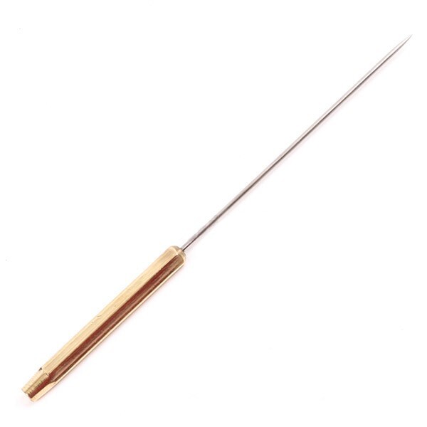 Brass Handled Dubbing Needle / Half Hitch Tool for fly tying - NEW