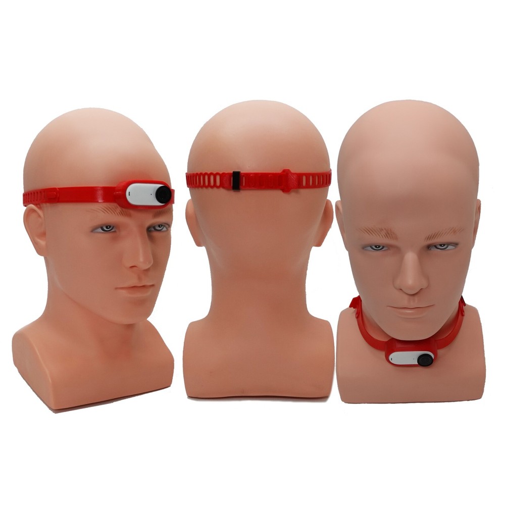Head Neck Strap Mount for Insta360 GO 3 Action Camera - Flexible Soft Durable
