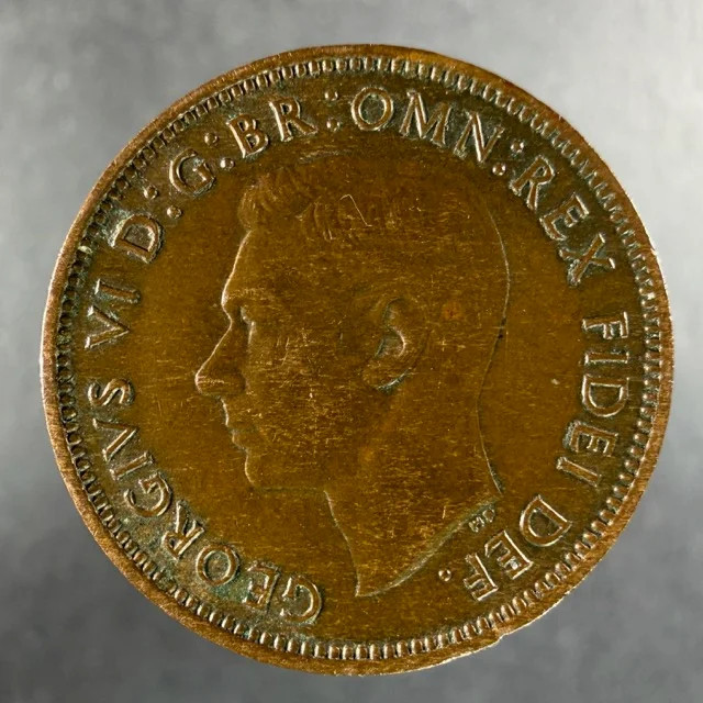 1951 Great Britain Farthing George VI Wren Reverse