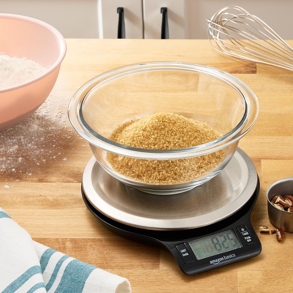 Digital Kitchen Scale with LCD Display Tare Function Multiple Units Weighs up to