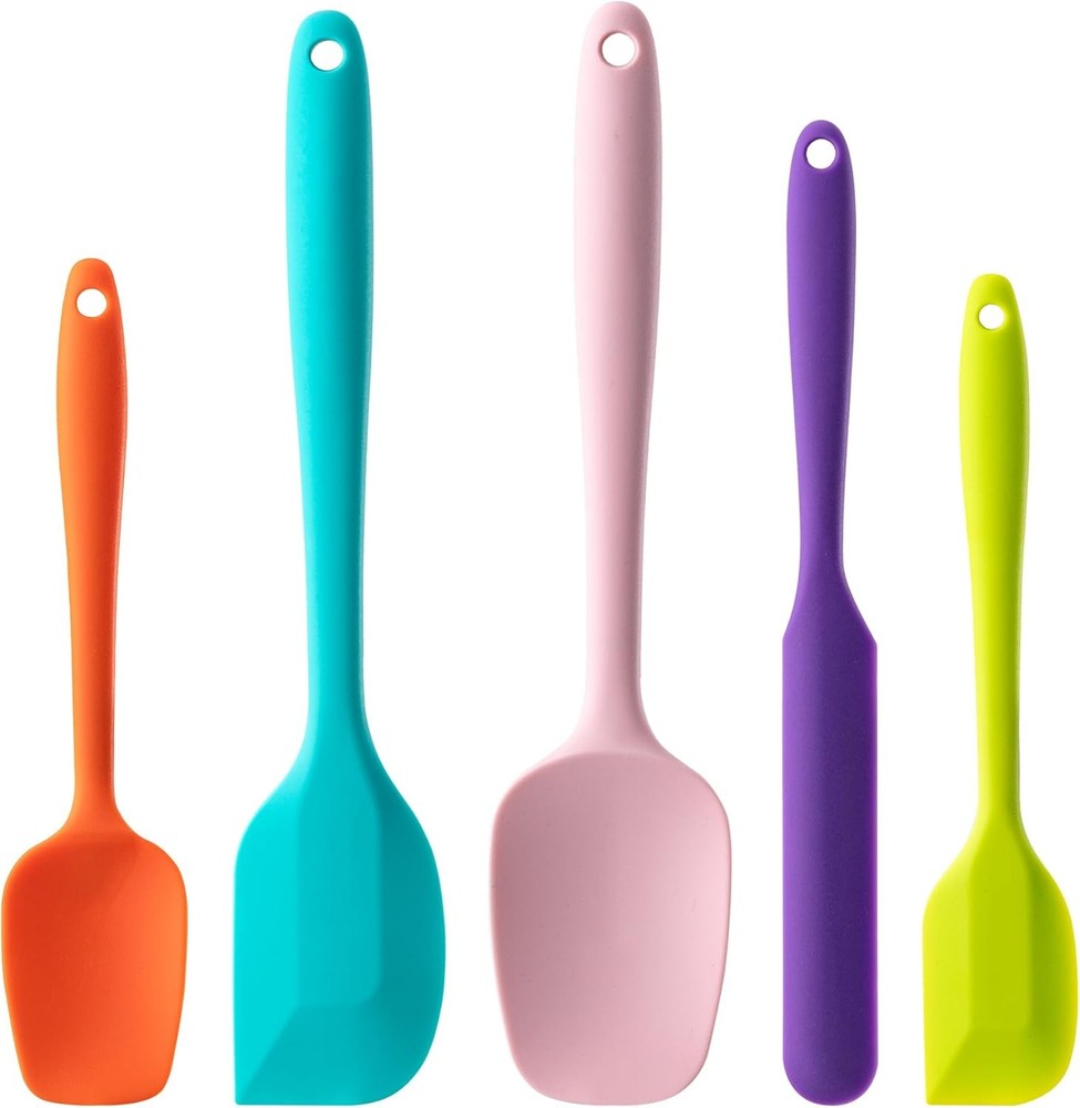 5 Piece Silicone Spatula Set Multicolor