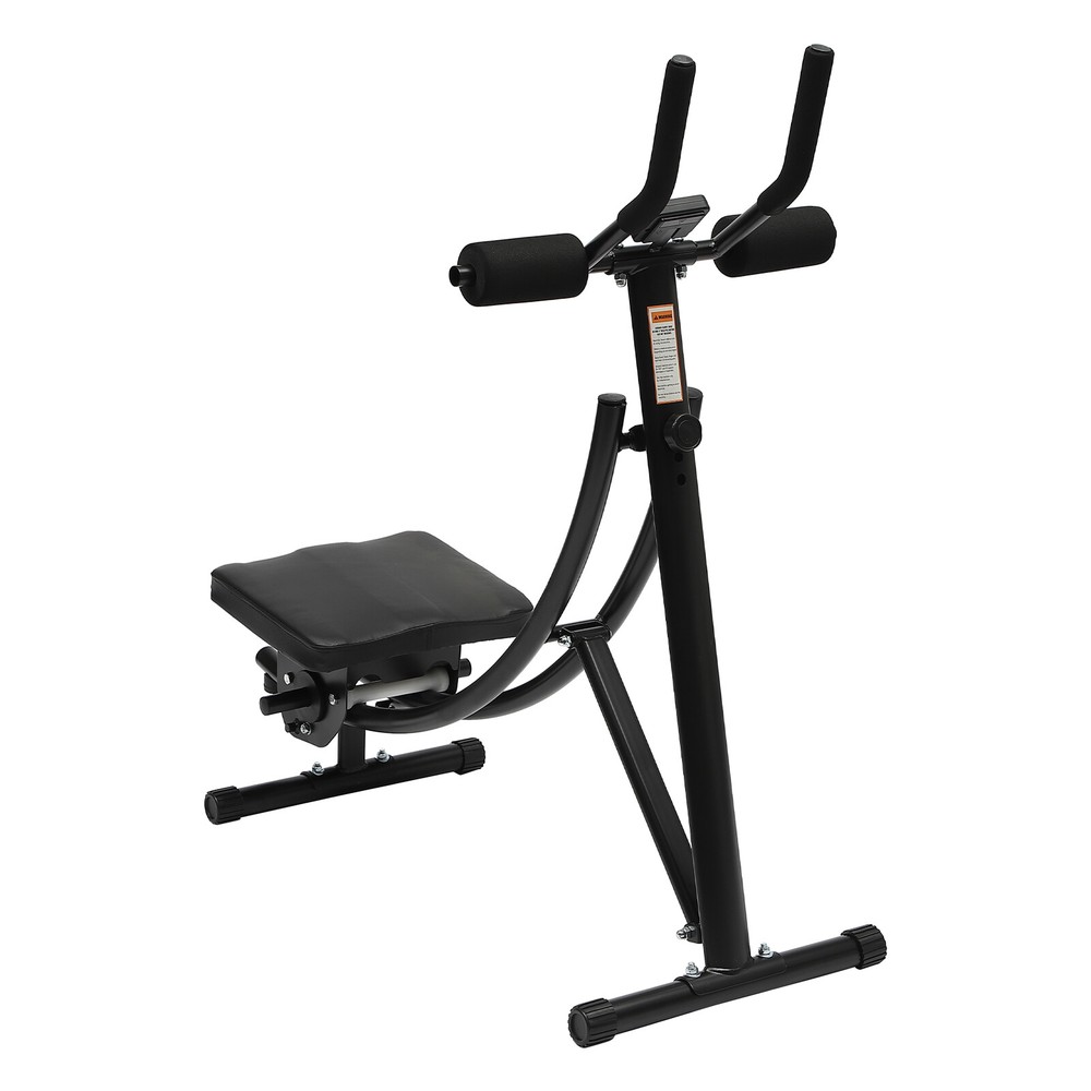 Ab Workout Crunch Machine Coaster Abdominal Ab Trainer Sit Up Bench LED Display