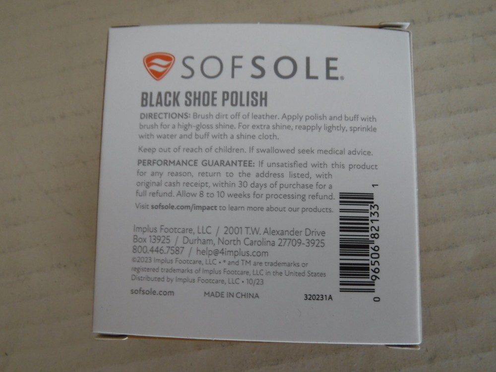 Sofsole Shoe Polish, Brown, 1.5-Ounce