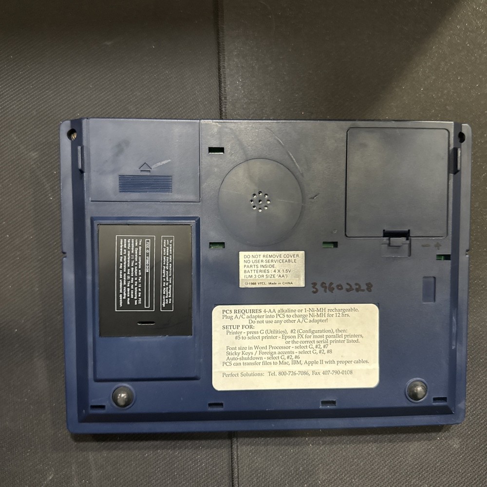 Laser PC5 Portable Computer Works Read Description