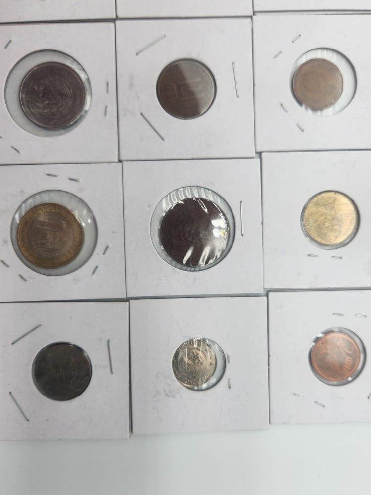 30 Foreign Coins From Various Locations