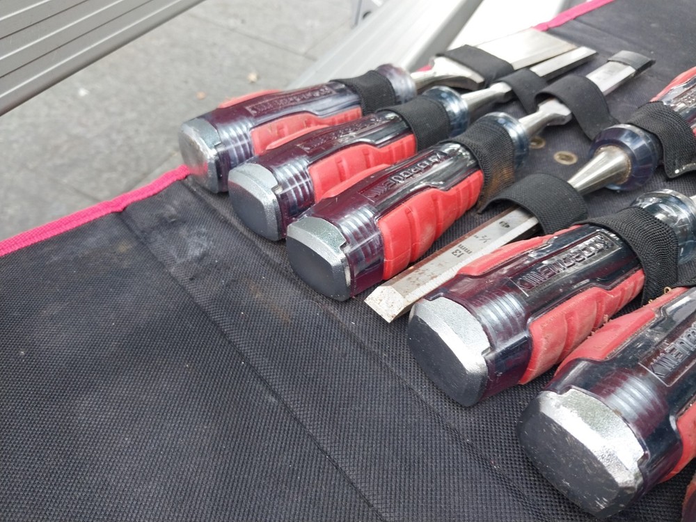 Xtorque Go-Thru Steel Core 9 Pce Chisel Set