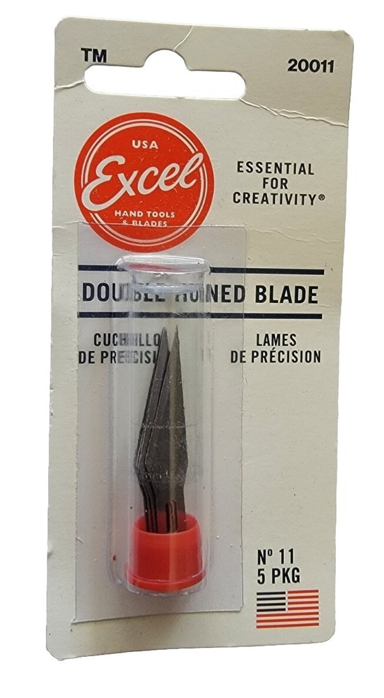 Excel Double Honed Blade 5pcs.