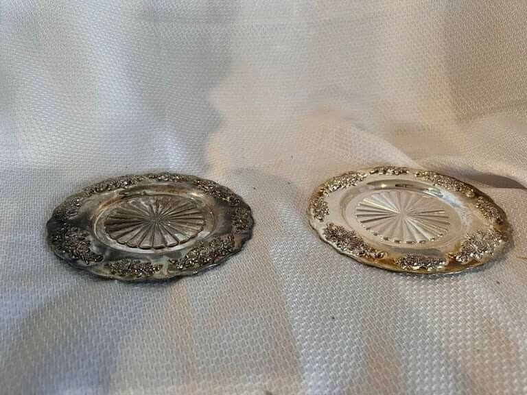 Vintage Silver Coasters