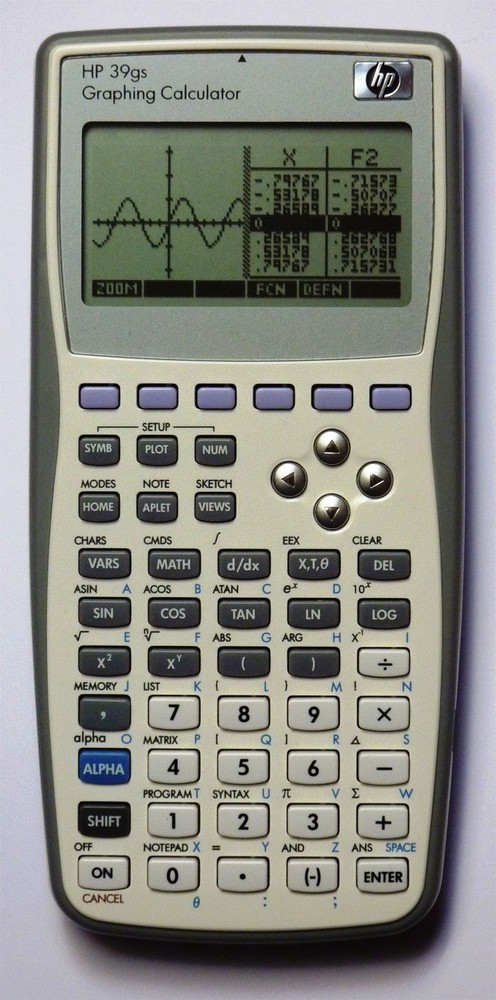 Original HP 39gs scientific CIENTIFICA Graphing Calculator with cable