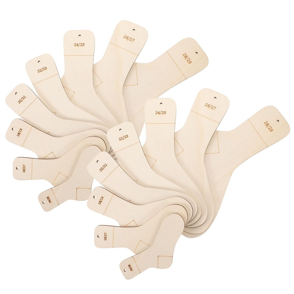 16pcs Sock Blockers for Knitting Sock Stretchers Stocking Display Forms for C...