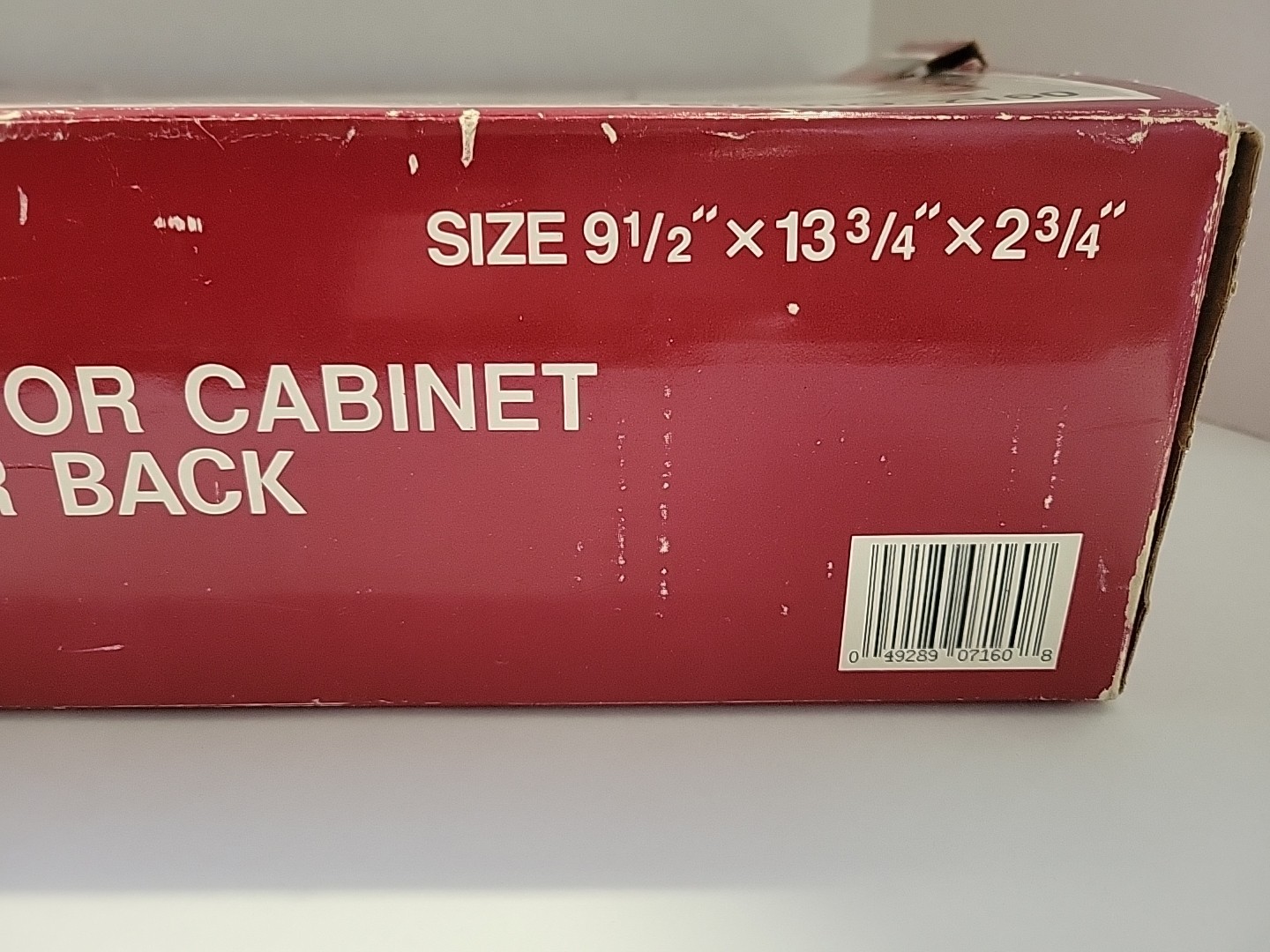 Vtg. Wood/Glass Mirrored Display Cabinet Case-Miniatures Collectibles-Hanging