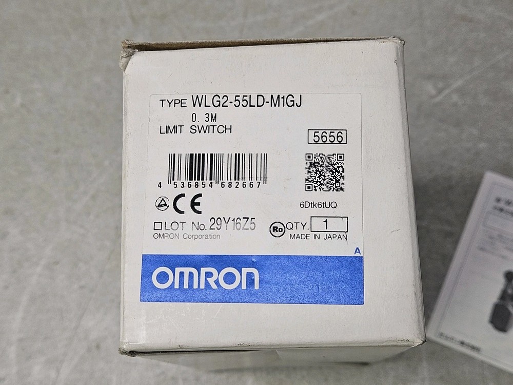 OMRON ROLLER LEVER LIMIT SWITCH WLG2-55LD-M1GJ