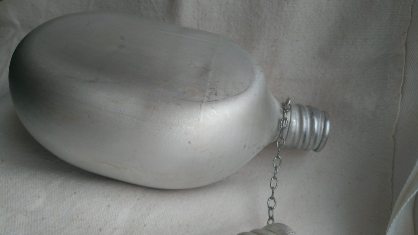 Soviet Army Aluminum Water Flask Canteen New with cover